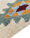 Teppich Baumwolle mehrfarbig 160 x 230 cm geometrisches Muster DUZCE_839456
