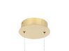 Metal LED Pendant Lamp Gold FANE _847373