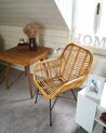 Rattan Accent Chair Natural CANORA_870996
