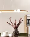 Lámpara de techo LED de metal dorado/blanco 160 cm FEALE_847484