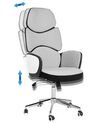 Swivel Office Chair Light Grey and Black SPLENDID_834235