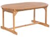 Zestaw ogrodowy drewniany stół i 8 krzeseł MAUI_681706