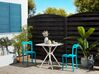 Lot de 2 chaises de jardin bleu turquoise CAMOGLI_823796