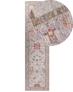 Matto puuvilla beige 80 x 300 cm YANOBA