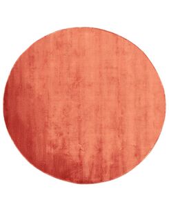 Pyöreä matto viskoosi oranssi ⌀ 140 cm GESI II Pyöreä matto viskoosi oranssi ⌀ 140 cm GESI II