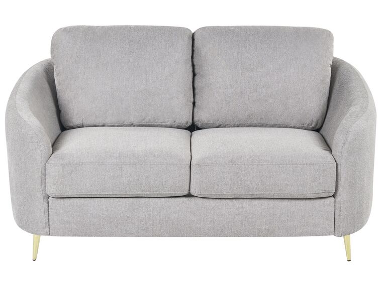 2 Seater Fabric Sofa Grey TROSA_851974