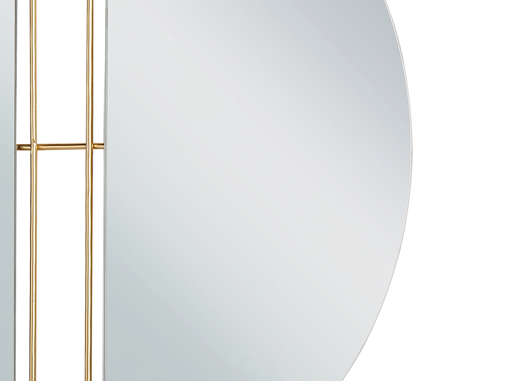 Specchio rotondo in metallo ø 52 cm oro ATTIN 