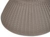 Chladící barový stolek ⌀ 48 cm šedý AISA_861681