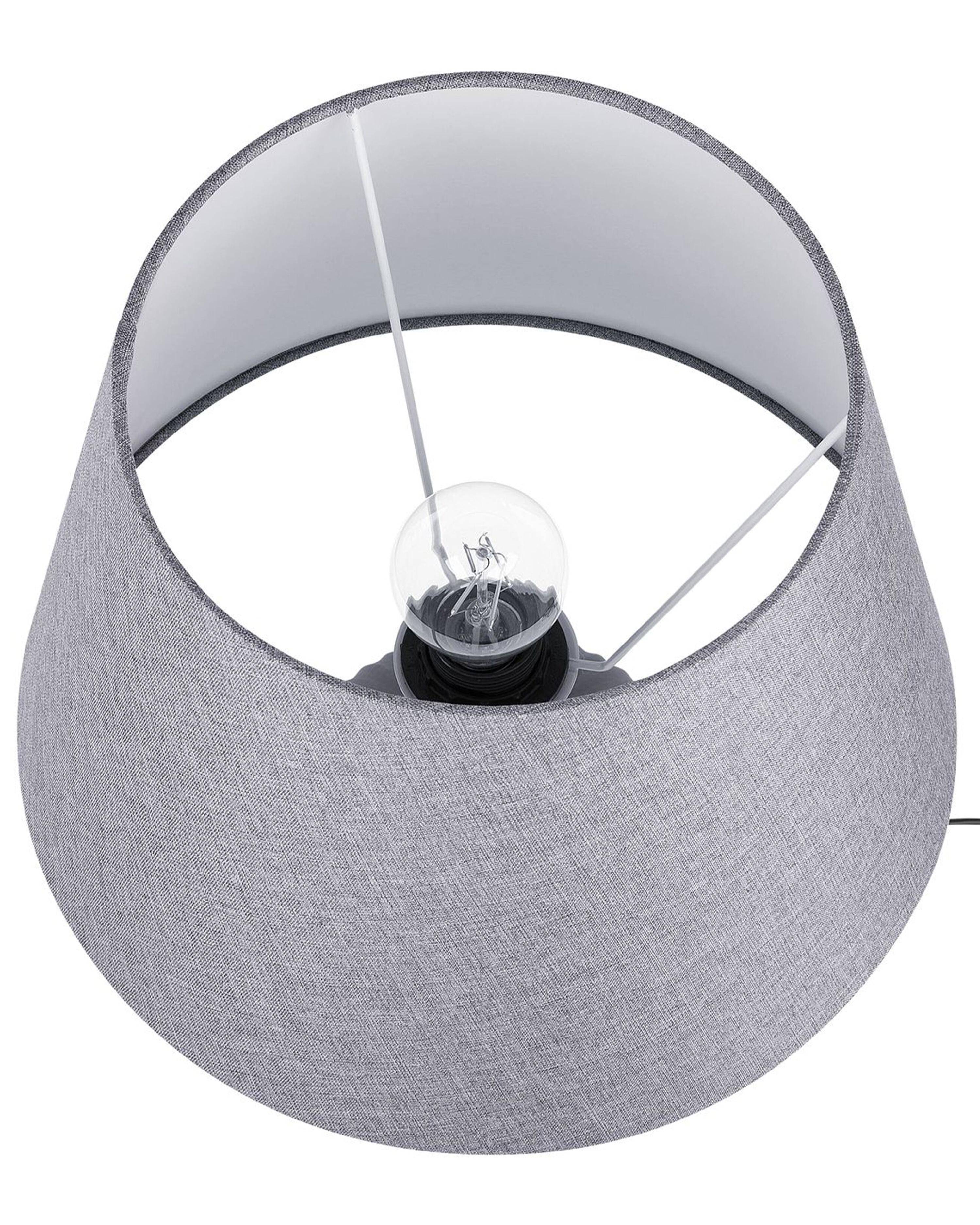 Ceramic Table Lamp Grey FERGUS_746075