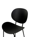 Set of 2 Bar Chairs Black SHONTO_886184