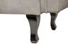 Chaise longue de terciopelo gris pardo derecho LATTES II_892394
