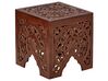 Conjunto de 2 mesas de apoio em madeira escura SHUKUR_852326