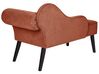 Right Hand Fabric Chaise Lounge Red BIARRITZ_898090