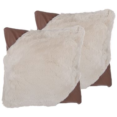 large fluffy cushions