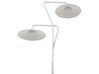 Stehlampe LED Metall weiß 140 cm 2-flammig Kegelform GALETTI_900135