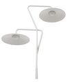 Stehlampe LED Metall weiß 140 cm GALETTI_900135