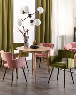 Tuoli sametti oliivinvihreä 2 kpl SANILAC Tuoli sametti oliivinvihreä 2 kpl SANILAC