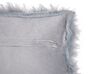 Set of 2 Faux Fur Cushions 42 x 42 cm Blue LUBHA_854247