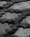 Teppich dunkelgrau 160 x 230 cm Kurzflor CIZRE_782625