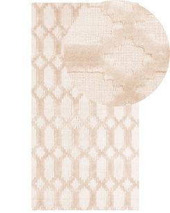 Viskoosimatto 80 x 150 cm beige CIZRE Viskoosimatto 80 x 150 cm beige CIZRE