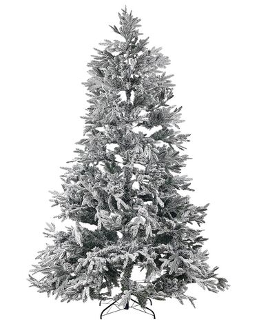 Künstlicher Weihnachtsbaum schneebedeckt 240 cm weiß BASSIE