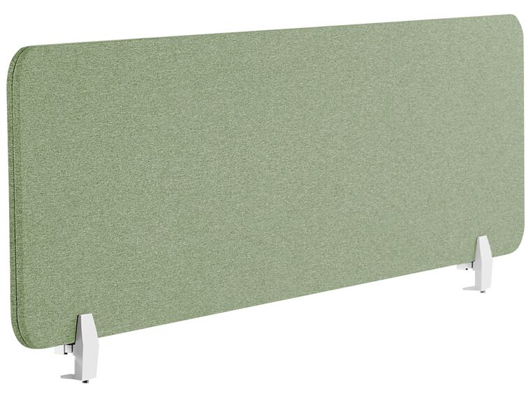 Painel divisor de secretária verde claro 130 x 40 cm WALLY_853133