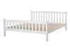 Wooden EU Double Size Bed White GIVERNY_754641