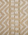 Teppich beige 50 x 80 cm geometrisches Muster Kurzflor zweiseitig DORTYOL_791003
