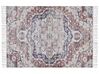Teppich Blumenmuster mehrfarbig mit Fransen 150 x 230 cm Kurzflor KELKIT_817413