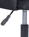Velvet Desk Chair Black SANILAC_855185