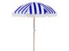 Parasol de jardin ⌀ 150 cm bleu et blanc MONDELLO_848577