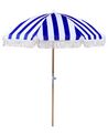 Aurinkovarjo sininen/valkoinen ⌀ 150 cm MONDELLO_848577