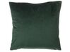 Conjunto de 2 almofadas decorativas verde escuro 45 x 45 cm FREESIA_769940