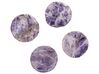 Lasinalunen akaatti violetti 4 kpl RESEN_910692