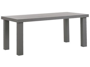 Concrete Garden Dining Table 180 x 90 cm Grey TARANTO