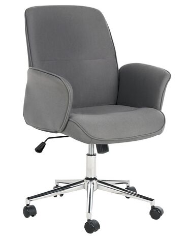 Swivel Office Chair Grey RAVISHING