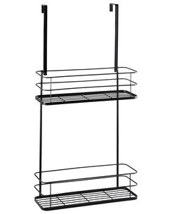 Musta rautainen ripustettava hylly TAYASU