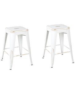 Baarijakkara metalli valkoinen/kulta 60 cm 2 kpl CABRILLO Baarijakkara metalli valkoinen/kulta 60 cm 2 kpl CABRILLO