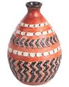 Terracotta Decorative Vase 36 cm Brown and Black KUMU_850154