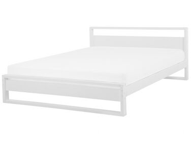 Bílá dřevěná postel GIULIA 180 x 200 cm