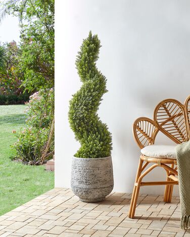 Artificial Potted Plant 126 cm CYPRESS SPIRAL TREE