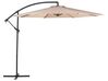 Riippuva aurinkovarjo hiekanruskea ⌀ 300 cm RAVENNA_372845