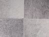 Kožený koberec 160 x 230 cm sivý ALACAM_688521