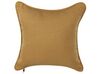 Right Hand Boucle Chaise Lounge Mustard CHEVANNES_895438