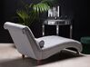 Fabric Chaise Lounge Grey MURET_756988