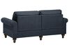 Conjunto de sofás 5 lugares em tecido cinzento escuro OTRA II_763224