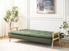 Canapé-lit en tissu vert TJORN_902851