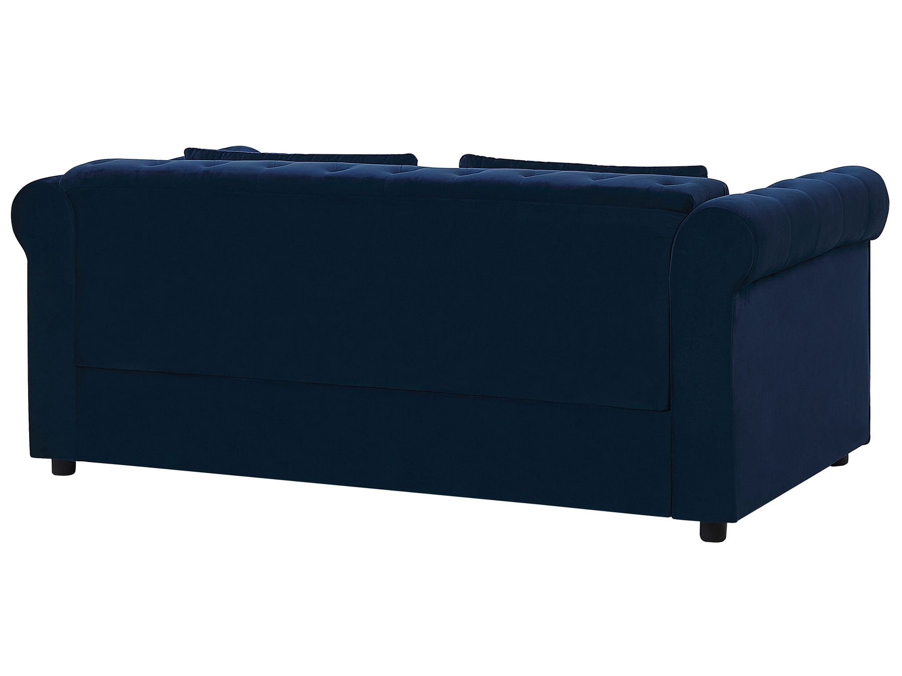 Velvet Sofa Bed Blue CHESTERFIELD Beliani.co.uk
