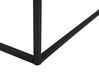 Side Table Dark Wood with Black DELANO_756719