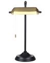 Fekete és arany fém asztali lámpa 52 cm MARAVAL_851470